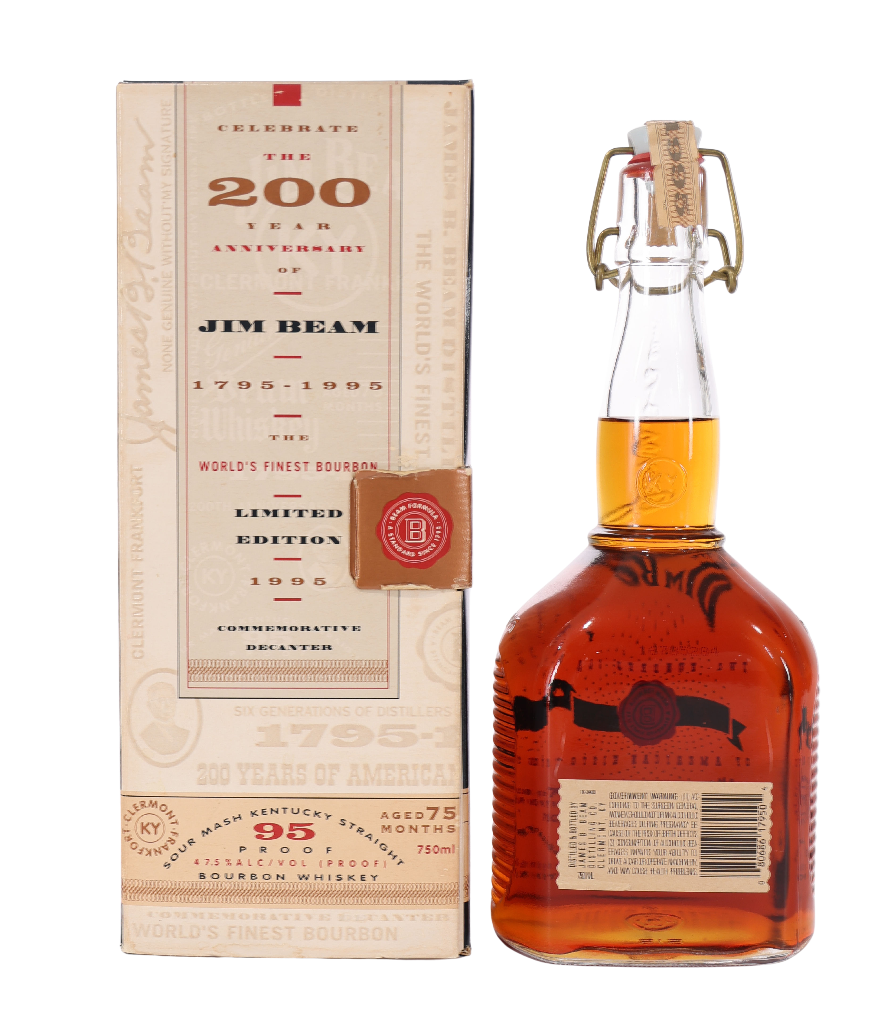 tak*** Jim Beam 200周年記念 限定版 750ml Jim Beam 200th Anniversary Bourbon Whiskey Limited Edition